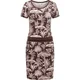 Ragwear Poletna obleka Baomi Tropic Youmodo kremna/temno rjava