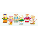 Viga Toys Viga Lesena sestavljanka Sestavljanka Obleci se medvedek deklica