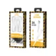 Gepard X75 podatkovni kabel (Quick Charge) 3.0A 15W Lightning na Type-C 1m bel
