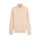 GOBI Cashmere Pulover Mens Essential Turtleneck Cashmere Sweater bež