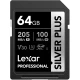 Lexar V30 Silver Plus SDXC spominska kartica, 64GB, UHS-I