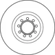 TRW DF4984S ZAVORNI DISK SPREDNJI L/D