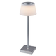RABALUX Stona lampa taena srebrna