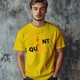 Camiseta Majica sa štampanim printom Cam 481, Muška, Zlatne boje