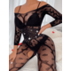 bodystocking jernior crni