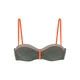 LASCANA Bikini zgornji del oliva / oranžna