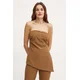 Majica Bardot COSMOS ženska, rjava barva, 59267TB