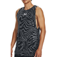 Majica brez rokavov Under Armour UA BAELINE PRINTED TANK-BLK