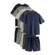 Next Kratka pižama kit / mornarska / antracit / pastelno zelena / črna