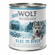 Ekonomično pakiranje Little Wolf of Wilderness 24 x 800 g - Wild Hills Junior - pačetina i teletina