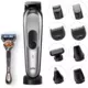 BRAUN Trimer+brijač MGK7221 BLK/MTGREY+RZR, Siva/Crna