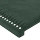vidaXL vidaXL LED posteljno vzglavje temno zeleno 203x16x78/88 cm žamet, (20932431)