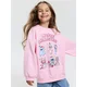 Sinsay - Pamučni crewneck duks sa božićnim printom Stitch - roze