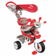 SMOBY tricikel s strešico Baby Driver Confort Red, rdeč