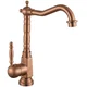 REA Drop Mešalnik za umivalnik Brush Copper High
