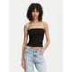 Tommy Jeans Top črna