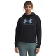 Ženski pulover Under Armour  Rival Fleece Shimmer Hoodie Black M