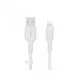 BELKIN BOOST CHARGE Flex Silicone cable USB-A to Lightning - 3M - White (CAA008bt3MWH)