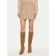 Pepe Jeans Mini krilo Cassie PL901154 Écru Regular Fit