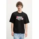 Bombažna kratka majica Fiorucci Curly Lollipop Logo Boxy T-Shirt