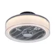 Rabalux - LED Zatemnitvena stropna svetilka z ventilatorjem LED/30W/230V + Daljinski upravljalnik