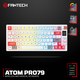 Tastatura mehanička Gaming Fantech MK917 RGB Atom PRO79 Wireless bela (Blue switch)