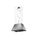 Elica IKONA LIGHT IX/F/60 Ostrvski aspirator, 267W, Sivi