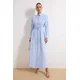 Trendyol Modest Ženska haljina Tctss26Eb00044, Plava