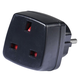 Adapter Vivanco - 28693, UK Shuko utikač/utičnica, crna