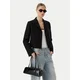 Ročna torba Calvin Klein Foil Logo Glossy Bauletto LV04F3638G Črna
