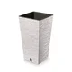 Prosperplast Saksija Furu square eco wood h300w, Bela