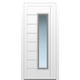 Zunanja vhodna vrata Solid Elements Izola KT171 (70x1100x2100 mm, bela, leva, PVC)