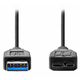 NEDIS USB 3.0 kabel/USB-A priključek - USB-Micro B priključek/črn/bulk/50 cm