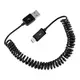 USB 2.0 kabel A-micro B ( USBA/microB-Spiral )