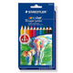 Barvice Staedtler Noris Club Super Jumbo ABS, 10 kosov