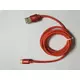 Xwave USB kabl TIP-C/USB 3.0 (tip A-muški)-USB 3.1 (TIP C-muški)/dužina 2m/3A/Aluminium /crveni upleteni~1 ( USB TIP-C 2m 3A Al /red mesh )