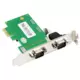 E GREEN PCI Express kontroler 2 port RS 232,DB 9