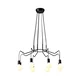 Basso Viseća Lampa 8X40W E27 Black Mat