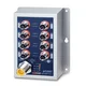 PLANET IP50 Ind 8-P 10/100TX M12 Unmanaged None Power over Ethernet (PoE) Blue, Grey