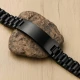 Moška zapestnica Axton - Zlata / Srebrna / 21cm / 12mm KP38440