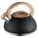 Greatstore klausberg granitni čajnik na les s piščalko 2,7 l kb-7282