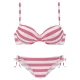 VENICE BEACH Bikini roza/bela