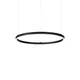 Ideal Lux - LED luster na sajli ORACLE SLIM LED/29W/230V 3000K prečnik 50 cm crna
