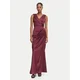 Rinascimento Večerna obleka CFC0130465003 Bordo rdeča Regular Fit