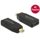 Delock adapter mini Displayport 1.2 moški in HDMI ženski 4K pasivni črn