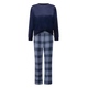 Hunkemöller Pižama mornarska/progasto modra/off-bela