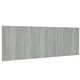 vidaXL vidaXL Posteljno vzglavje sivo sonoma 240x1,5x80 cm konstruiran les, (20684229)