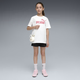 PUMA Essentials No. 1 Logo Tee and Shorts Set Youth, Clothing, White/Wild Pink, 7-8Y