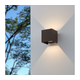 Eglo 901066 - LED spoljašnje zidno svetlo CALPINO 2xLED/2,8W/230V IP54 braon