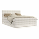 Kremno bela boxspring postelja s prostorom za shranjevanje 160x200 cm Blend – Maison de Reve
